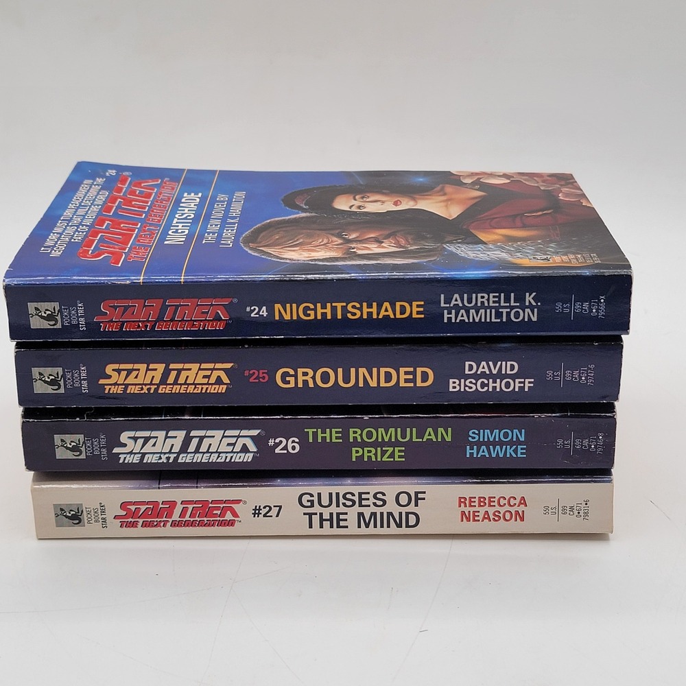 Hamilton Star Trek The Next Generation #24-27 Paperback Set‎ 1st Printing Good